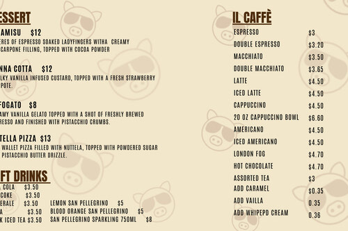 FOOD MENU 